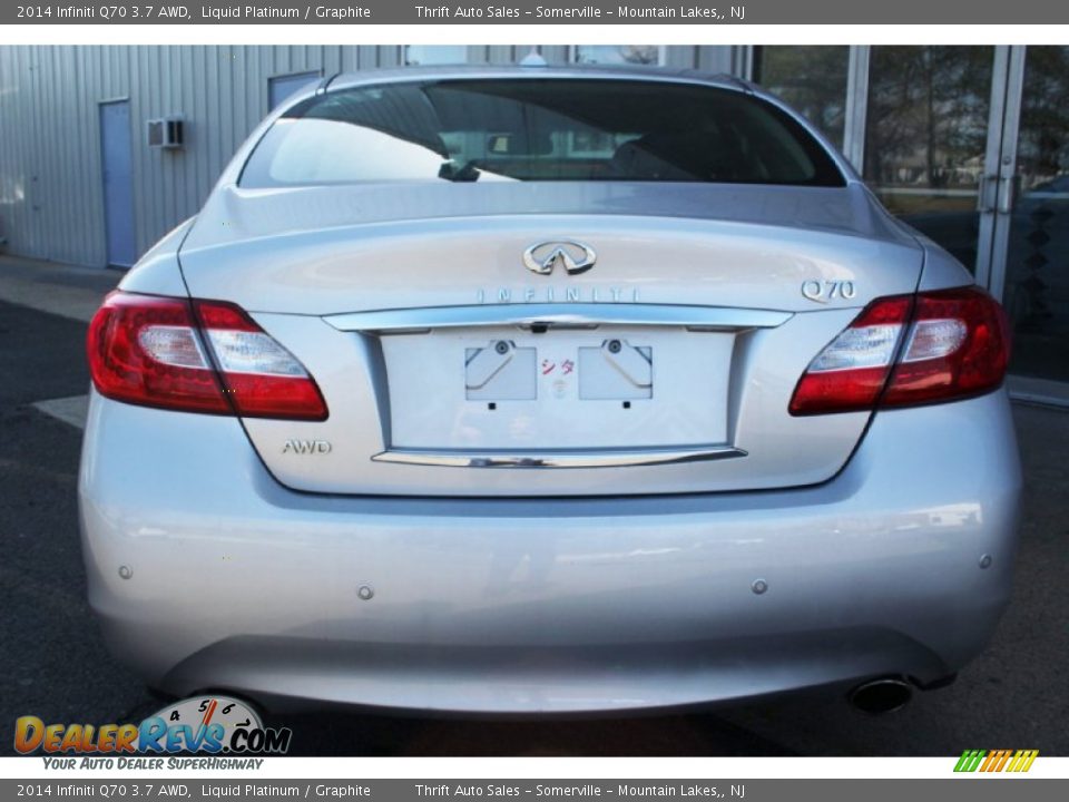 2014 Infiniti Q70 3.7 AWD Liquid Platinum / Graphite Photo #4