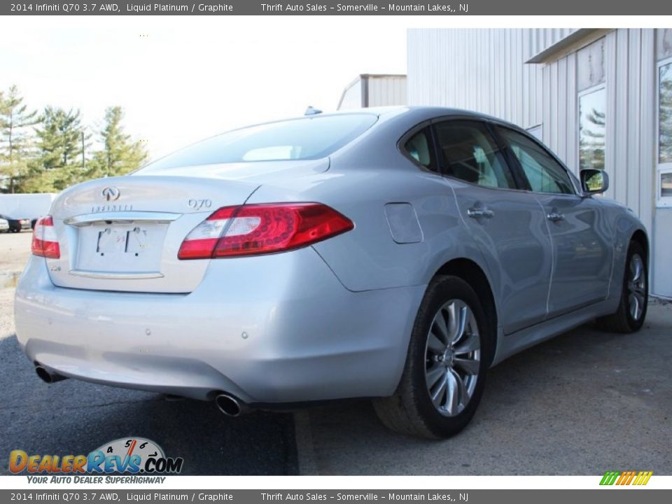 2014 Infiniti Q70 3.7 AWD Liquid Platinum / Graphite Photo #5