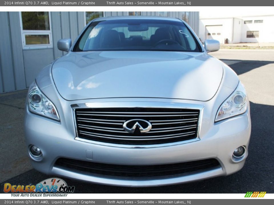 2014 Infiniti Q70 3.7 AWD Liquid Platinum / Graphite Photo #8
