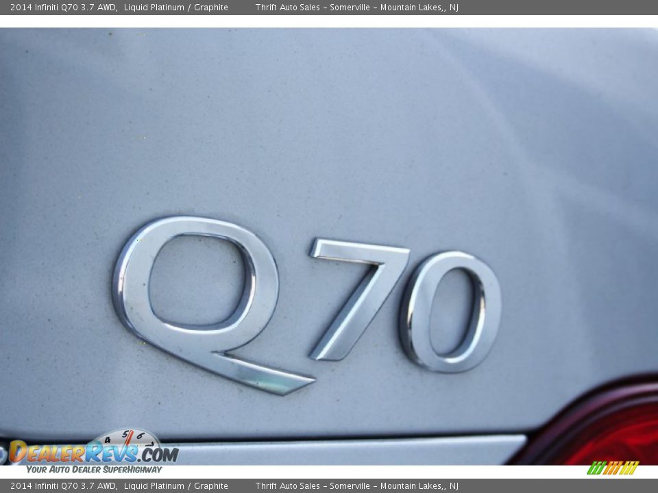 2014 Infiniti Q70 3.7 AWD Liquid Platinum / Graphite Photo #9