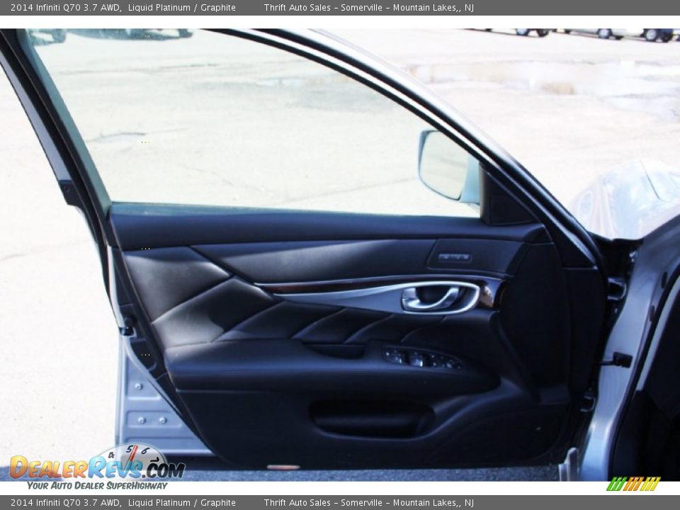 2014 Infiniti Q70 3.7 AWD Liquid Platinum / Graphite Photo #11