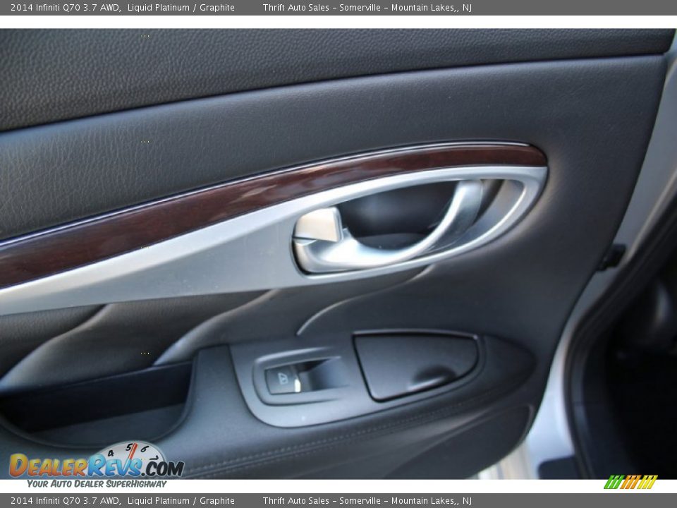 2014 Infiniti Q70 3.7 AWD Liquid Platinum / Graphite Photo #14