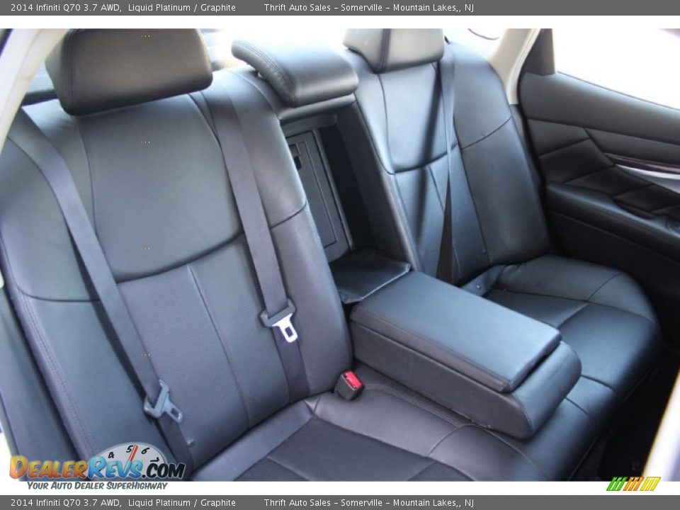 2014 Infiniti Q70 3.7 AWD Liquid Platinum / Graphite Photo #15