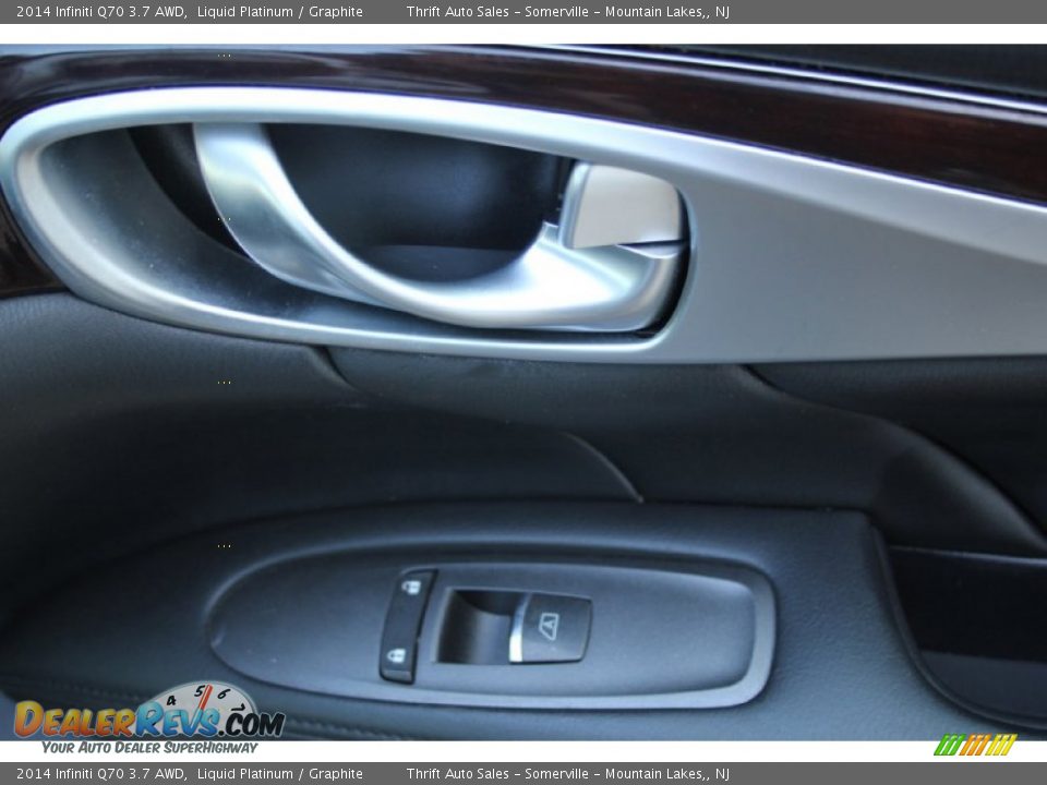 2014 Infiniti Q70 3.7 AWD Liquid Platinum / Graphite Photo #17