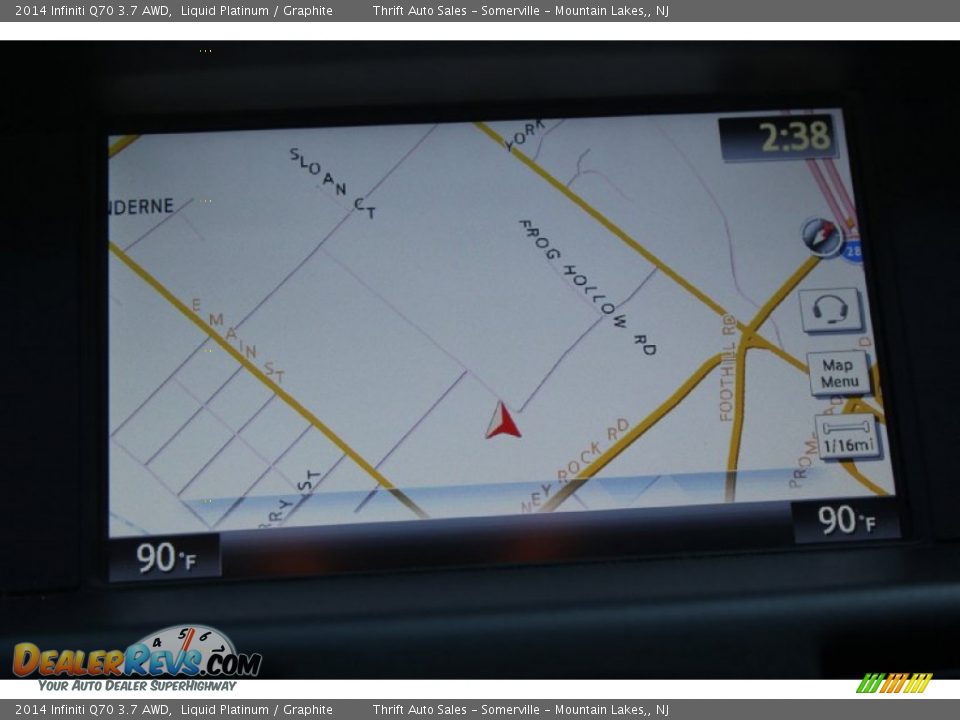 2014 Infiniti Q70 3.7 AWD Liquid Platinum / Graphite Photo #24