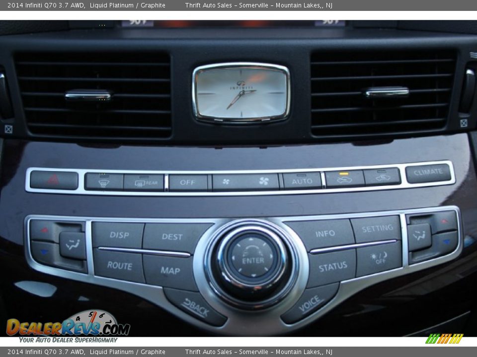 2014 Infiniti Q70 3.7 AWD Liquid Platinum / Graphite Photo #25