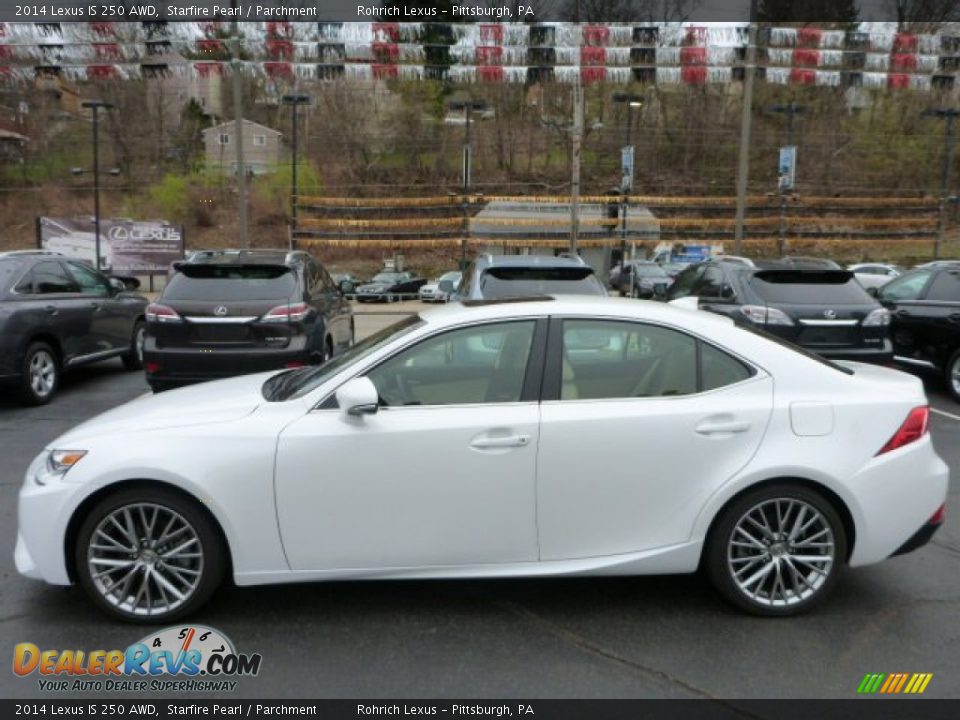 2014 Lexus IS 250 AWD Starfire Pearl / Parchment Photo #1