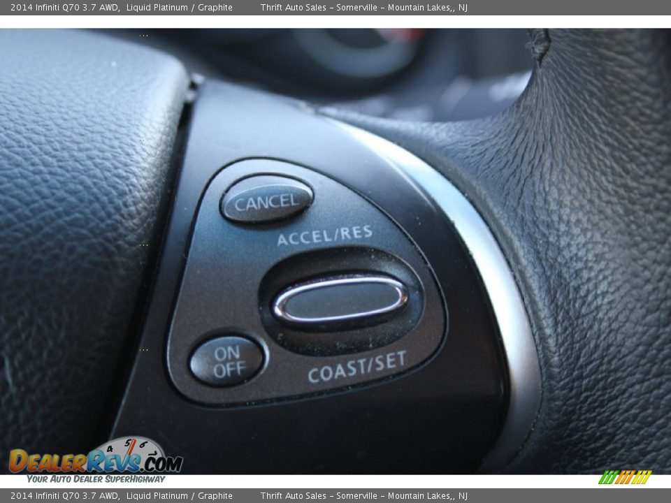 2014 Infiniti Q70 3.7 AWD Liquid Platinum / Graphite Photo #31