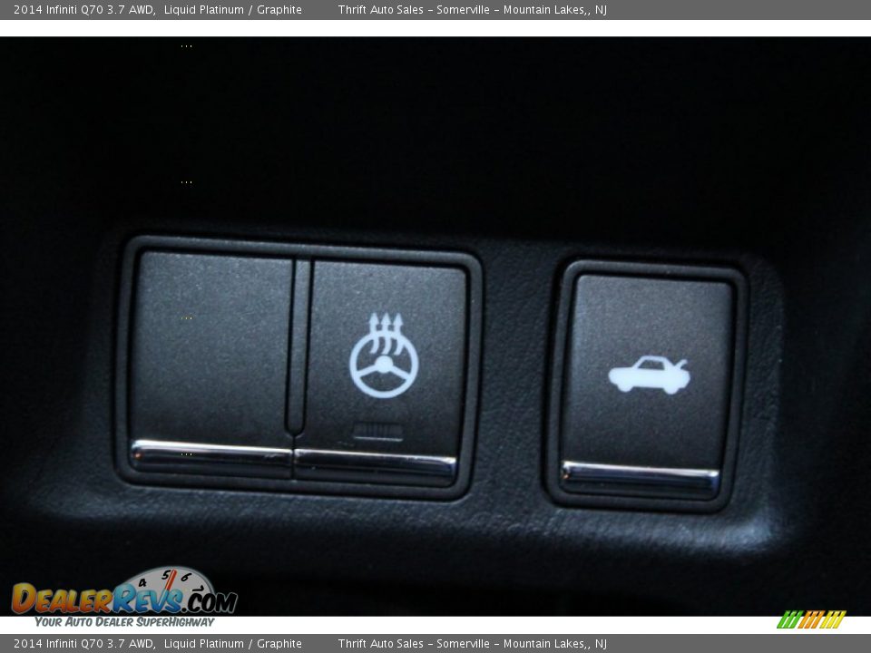 2014 Infiniti Q70 3.7 AWD Liquid Platinum / Graphite Photo #34