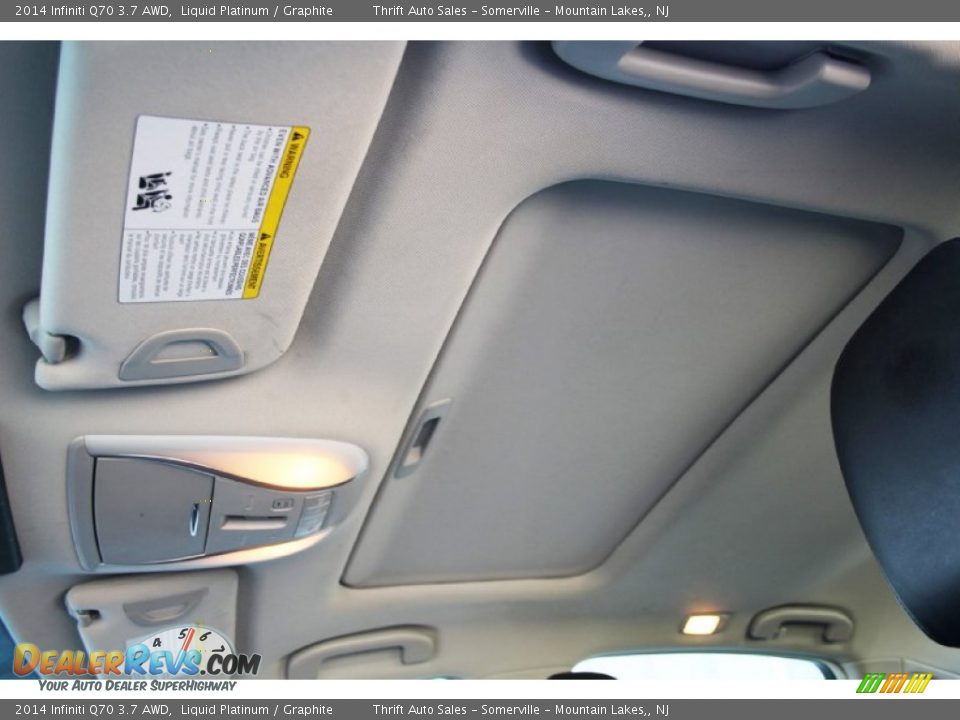 2014 Infiniti Q70 3.7 AWD Liquid Platinum / Graphite Photo #35
