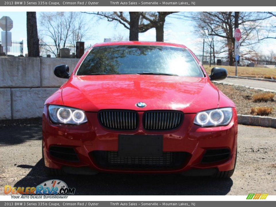 2013 BMW 3 Series 335is Coupe Crimson Red / Oyster Photo #3