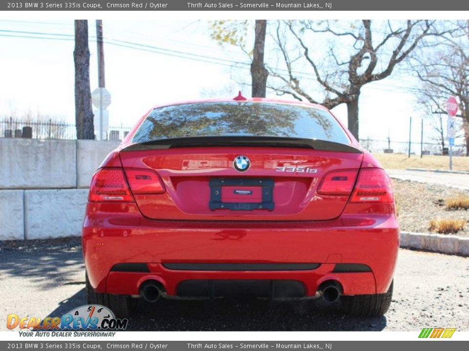2013 BMW 3 Series 335is Coupe Crimson Red / Oyster Photo #5