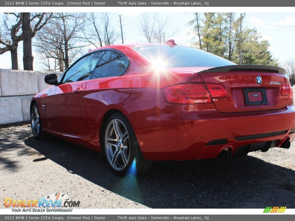 2013 BMW 3 Series 335is Coupe Crimson Red / Oyster Photo #7