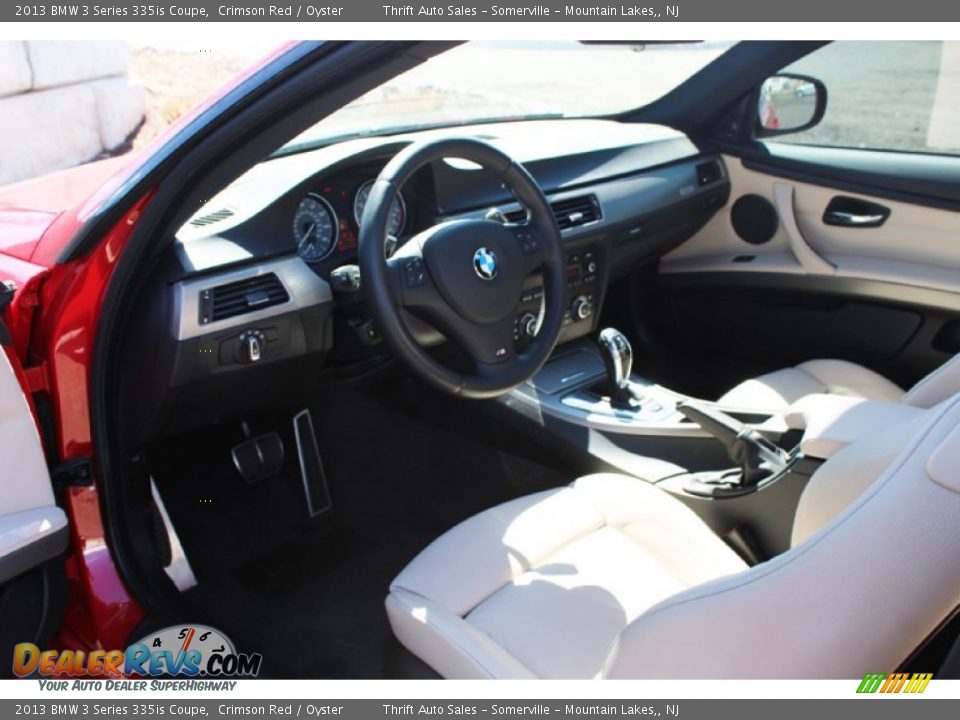 Oyster Interior - 2013 BMW 3 Series 335is Coupe Photo #19