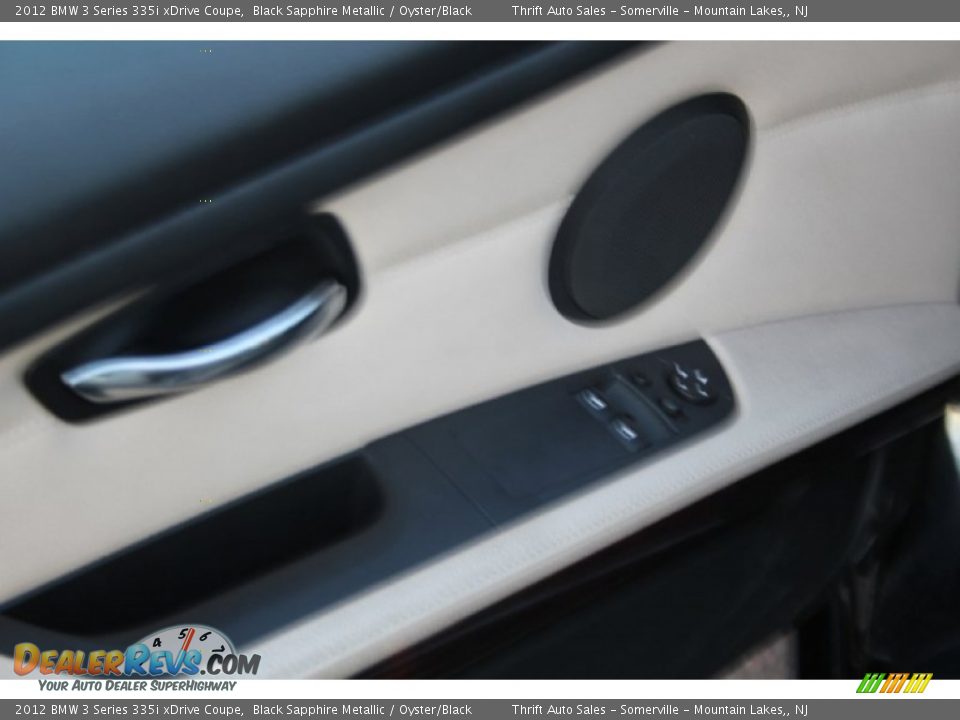 2012 BMW 3 Series 335i xDrive Coupe Black Sapphire Metallic / Oyster/Black Photo #9