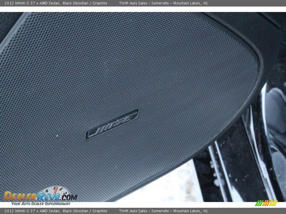 2012 Infiniti G 37 x AWD Sedan Black Obsidian / Graphite Photo #12