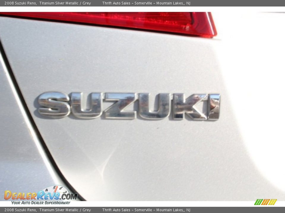 2008 Suzuki Reno Titanium Silver Metallic / Grey Photo #9