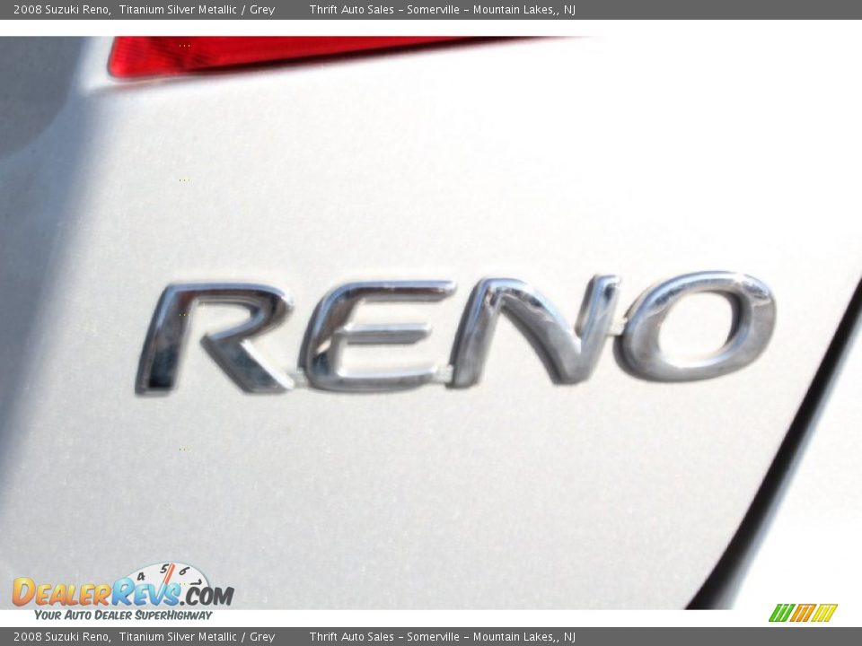 2008 Suzuki Reno Titanium Silver Metallic / Grey Photo #10