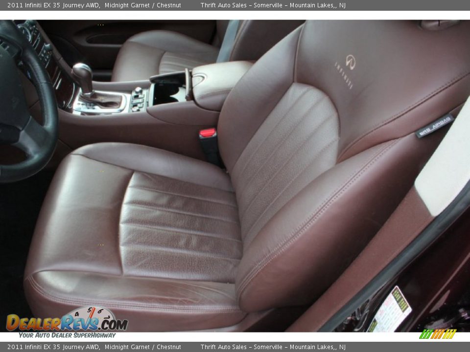 Front Seat of 2011 Infiniti EX 35 Journey AWD Photo #12