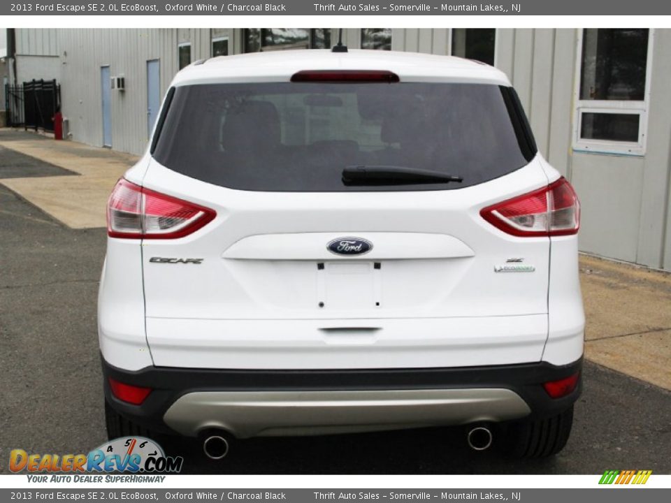 2013 Ford Escape SE 2.0L EcoBoost Oxford White / Charcoal Black Photo #5