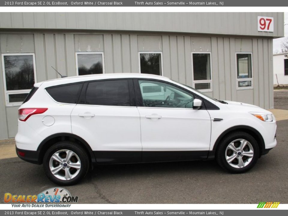 2013 Ford Escape SE 2.0L EcoBoost Oxford White / Charcoal Black Photo #8