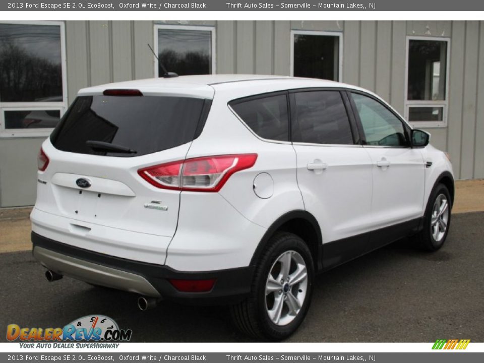 2013 Ford Escape SE 2.0L EcoBoost Oxford White / Charcoal Black Photo #9
