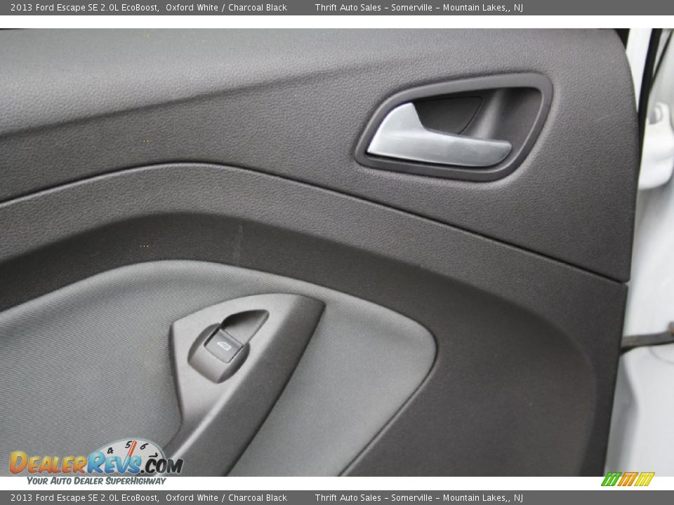2013 Ford Escape SE 2.0L EcoBoost Oxford White / Charcoal Black Photo #13