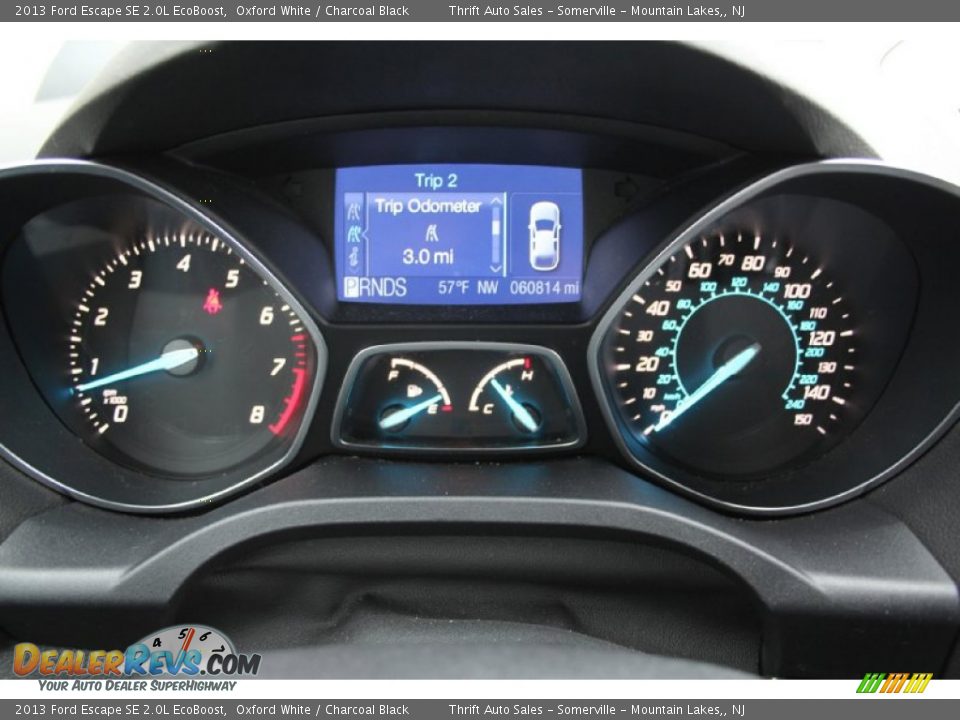 2013 Ford Escape SE 2.0L EcoBoost Oxford White / Charcoal Black Photo #20