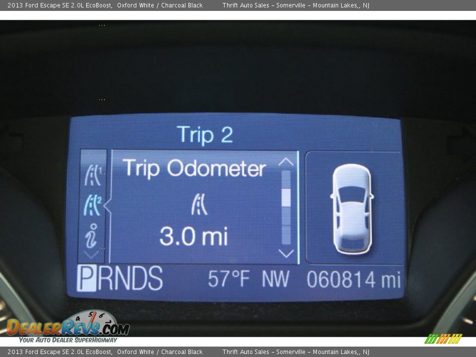 2013 Ford Escape SE 2.0L EcoBoost Oxford White / Charcoal Black Photo #21