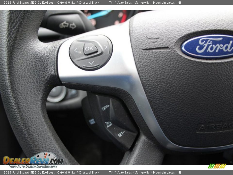 2013 Ford Escape SE 2.0L EcoBoost Oxford White / Charcoal Black Photo #22