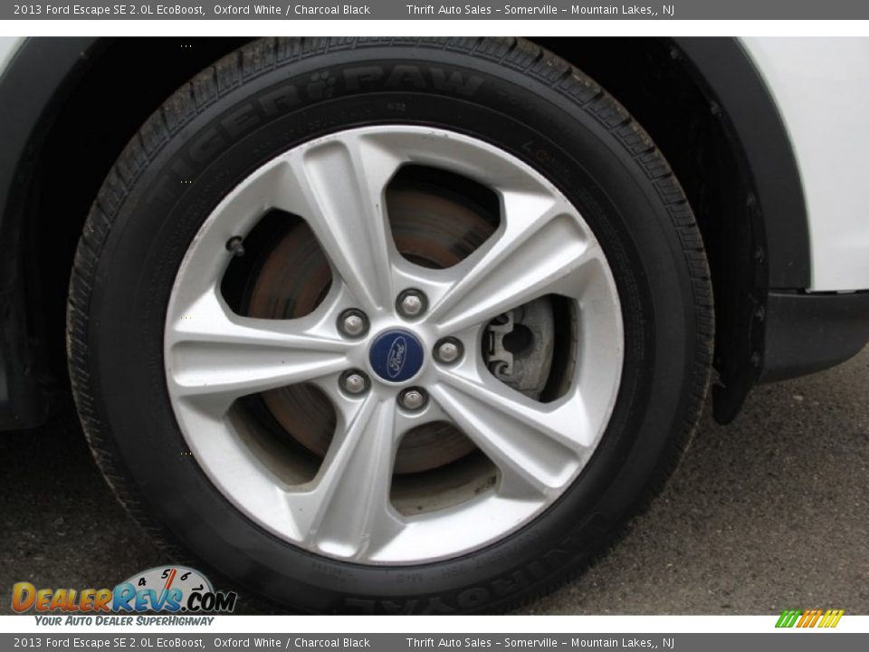 2013 Ford Escape SE 2.0L EcoBoost Oxford White / Charcoal Black Photo #28