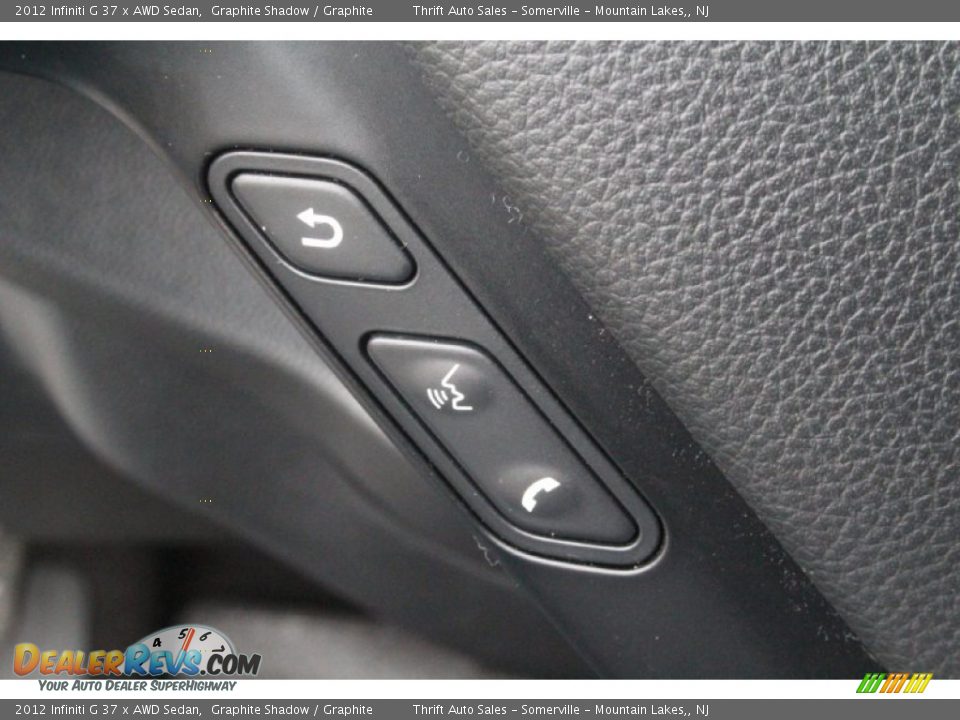 2012 Infiniti G 37 x AWD Sedan Graphite Shadow / Graphite Photo #17