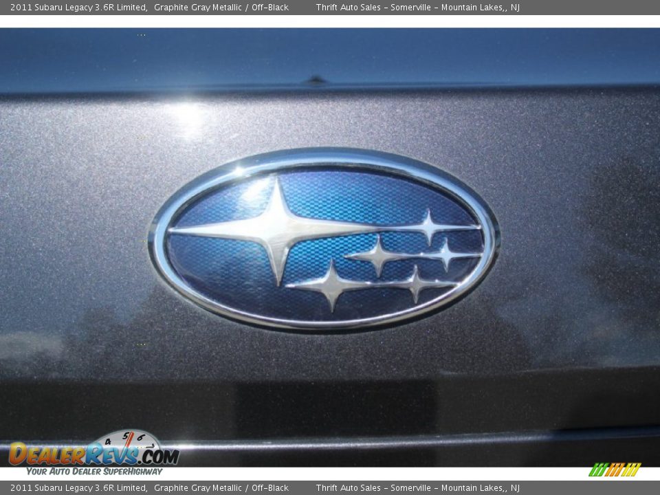 2011 Subaru Legacy 3.6R Limited Graphite Gray Metallic / Off-Black Photo #10