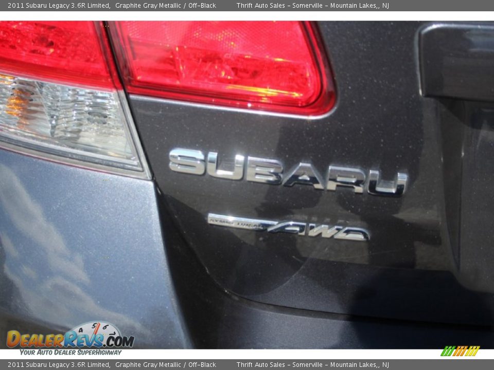 2011 Subaru Legacy 3.6R Limited Graphite Gray Metallic / Off-Black Photo #11