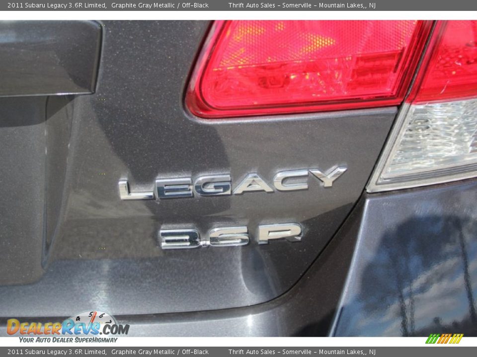 2011 Subaru Legacy 3.6R Limited Graphite Gray Metallic / Off-Black Photo #12