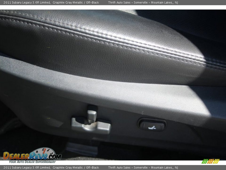 2011 Subaru Legacy 3.6R Limited Graphite Gray Metallic / Off-Black Photo #18