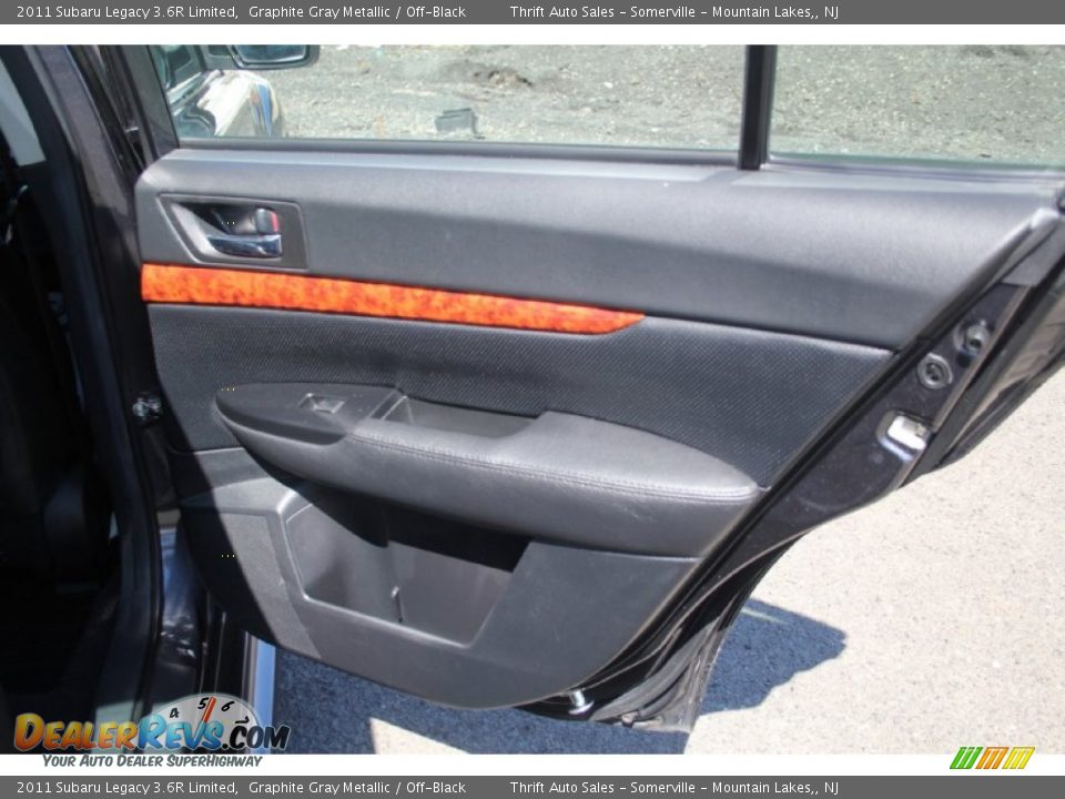 2011 Subaru Legacy 3.6R Limited Graphite Gray Metallic / Off-Black Photo #24