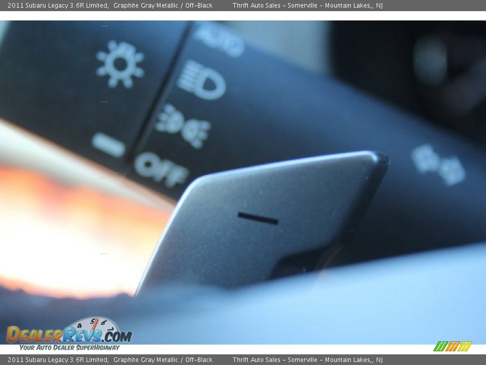 2011 Subaru Legacy 3.6R Limited Graphite Gray Metallic / Off-Black Photo #36