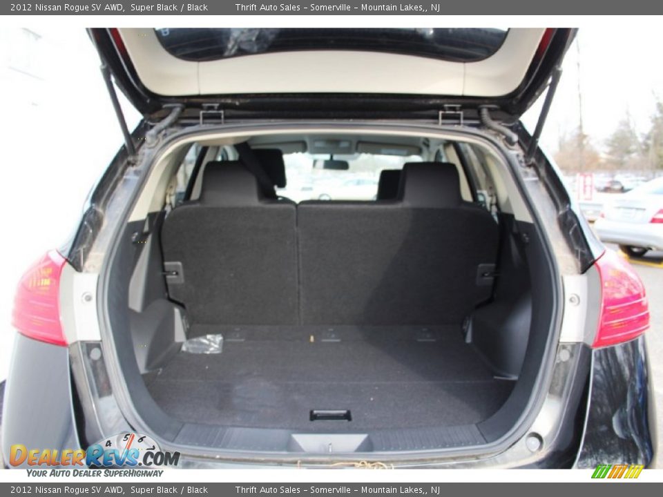 2012 Nissan Rogue SV AWD Super Black / Black Photo #7