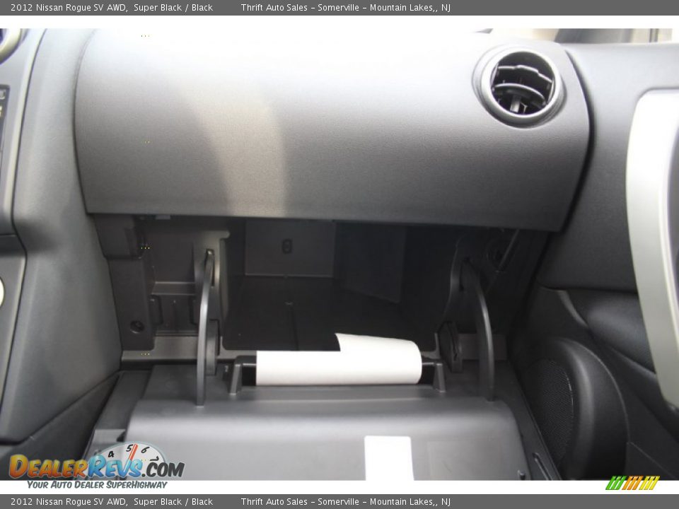 2012 Nissan Rogue SV AWD Super Black / Black Photo #13