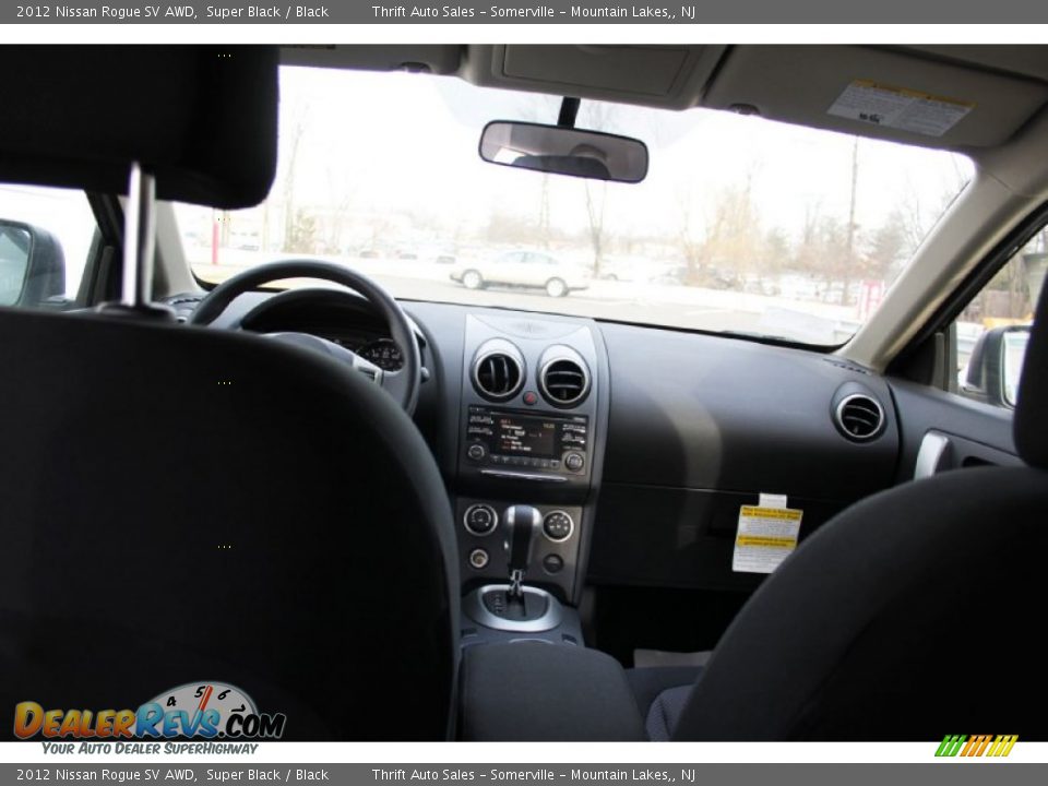 2012 Nissan Rogue SV AWD Super Black / Black Photo #18