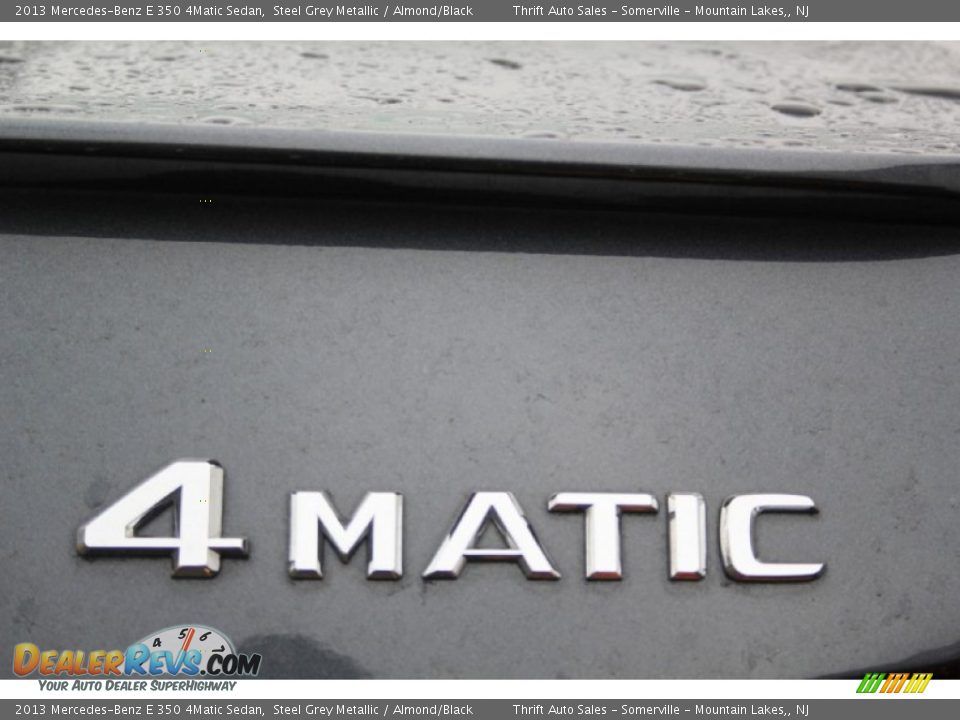 2013 Mercedes-Benz E 350 4Matic Sedan Steel Grey Metallic / Almond/Black Photo #11