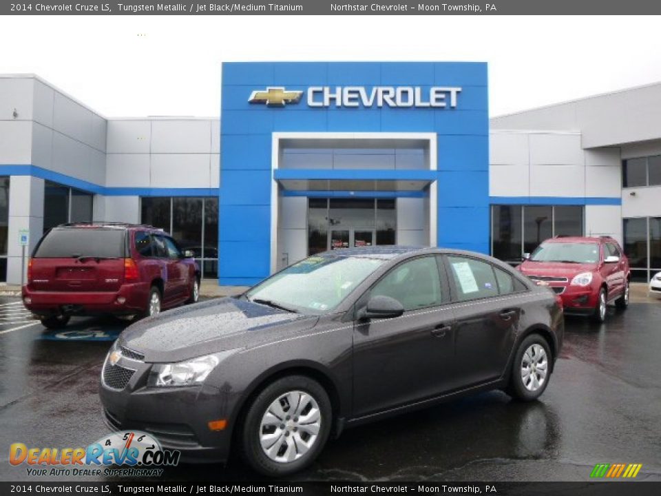 2014 Chevrolet Cruze LS Tungsten Metallic / Jet Black/Medium Titanium Photo #1
