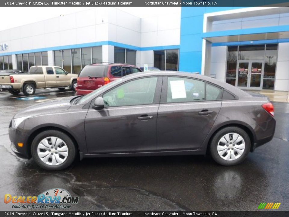 2014 Chevrolet Cruze LS Tungsten Metallic / Jet Black/Medium Titanium Photo #2
