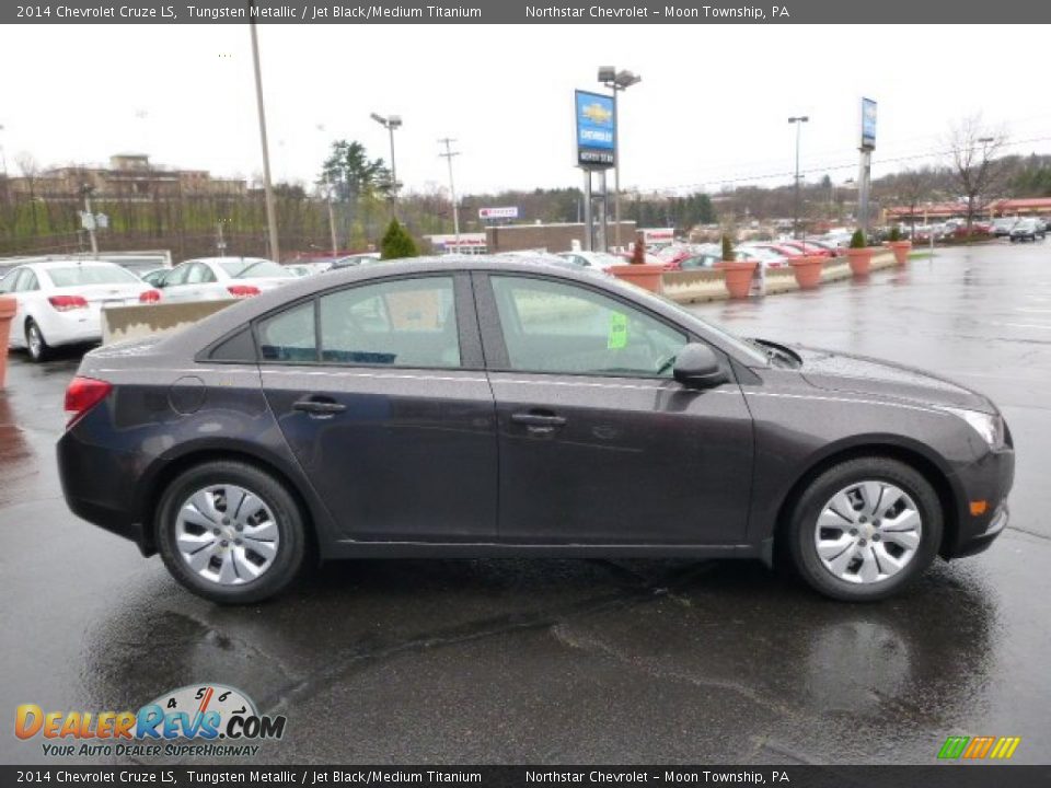 2014 Chevrolet Cruze LS Tungsten Metallic / Jet Black/Medium Titanium Photo #6