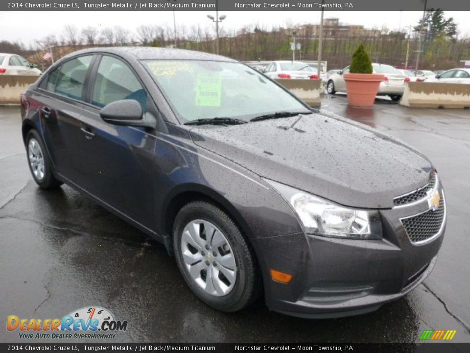 2014 Chevrolet Cruze LS Tungsten Metallic / Jet Black/Medium Titanium Photo #7