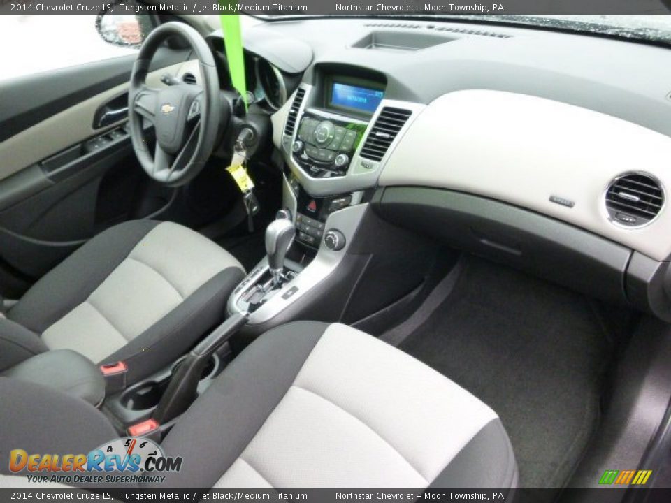 2014 Chevrolet Cruze LS Tungsten Metallic / Jet Black/Medium Titanium Photo #11