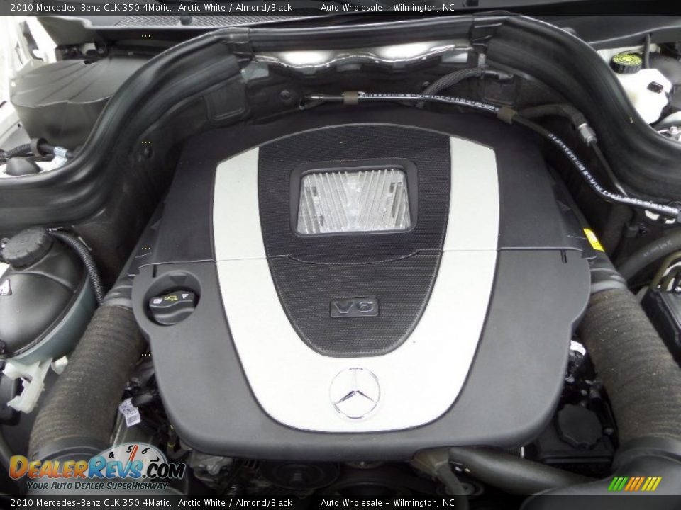 2010 Mercedes-Benz GLK 350 4Matic Arctic White / Almond/Black Photo #6