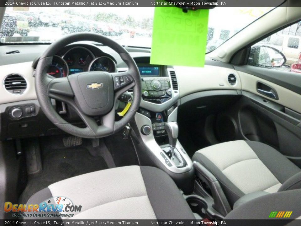 2014 Chevrolet Cruze LS Tungsten Metallic / Jet Black/Medium Titanium Photo #15