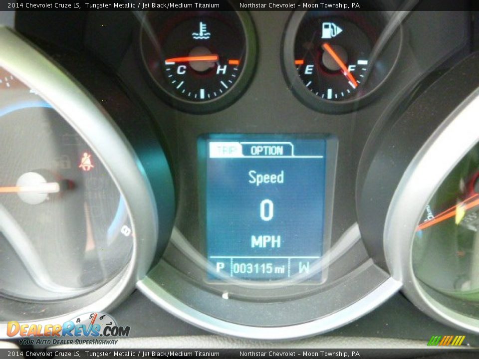 2014 Chevrolet Cruze LS Tungsten Metallic / Jet Black/Medium Titanium Photo #20